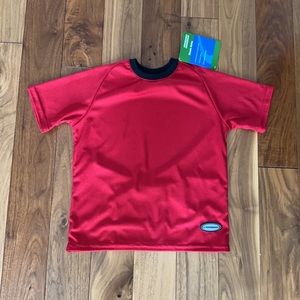 Performance Cycling Shirt Red Bike Shirt Boys size Medium